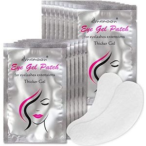 Lunamoon 50 paar Oogpads voor Wimperverlenging Wimperverlengpads Wimperpads Ooggelpads voor Wimperextensions Gel-oogpads voor Verlenging