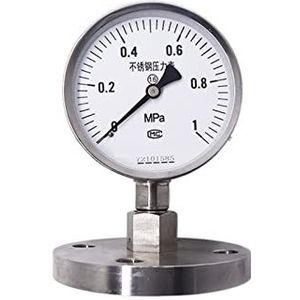 Push-Pull Tester Rollenbank Manometer schokbestendige manometer flentype Alle roestvrijstalen manometer verbonden met roestvrijstalen diafragma LCD-scherm met hoge precisie(0~1)