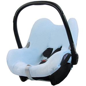 BambiniWelt by Rafael K. Zomerhoes hoes van badstof compatibel met Maxi Cosi CabrioFix (lichtblauw)