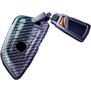 Autosleutel beschermhoes ABS Auto Afstandsbediening Sleutel Case Cover Shell Voor BMW X1 X3 X5 X6 X7 G20 G30 G05 F15 F16 1 3 5 7 Serie F01 F02 G11 F48 F39 Keyless(2)