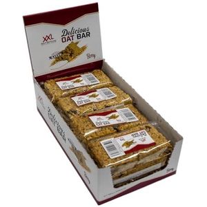 XXL Nutrition - Delicious Oat Bar - Havermoutreep Supplement - Reep van Havemout - Gezonde Snack - 12 Pack - Bessen (Vegan)