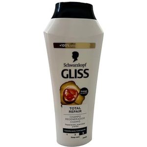 Schwarzkopf Gliss Total Repair 19 Shampoo, met keratine voor droog haar, Multipack 6 x 250 ml