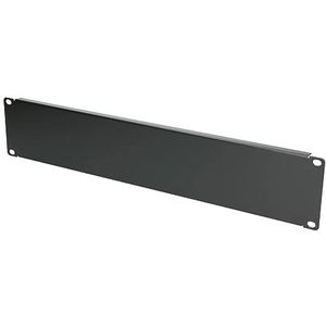 Extralink 2U 19 inch, frontplaat, zwart, afdekplaat voor netwerkkast, serverkast, hoogwaardig aluminium, verbetering van de prestaties van apparaten
