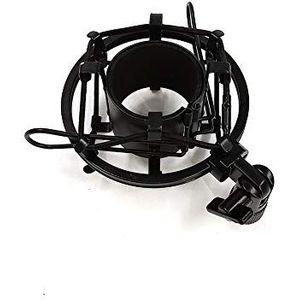 Yiwa Universele schokabsorberende microfoonhouder anti-vibratie voor studio condensator microfoon zwart.