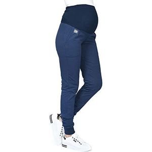 MijaCulture Casual zwangerschapsbroek zwangerschapsbroek met buikpaneel Coco M003, donkerblauw, M