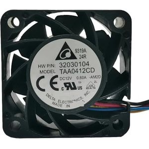 Taa0412cd voor delta 4020 ventilator 12V koelventilator luchtvolume 4cm PWM 4-draads 3-draads 2-draads(4 lines)