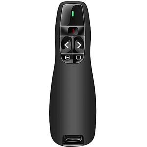 VOVIGGOL Draadloze Presentatie Clicker, 2.4GHz Slides Afstandsbediening PowerPoint Presentatie Pen, PPT Rode Pointer Afstandsbediening voor School of Kantoor Vergaderin