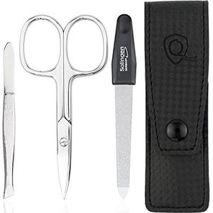 marQus manicureset 3-delige reisset met vijl uit Solingen nagelverzorgingsset nagelschaartje en nagelset