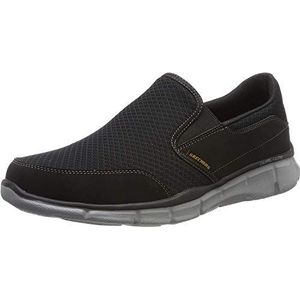 Skechers Mens Equalizer Persistent Instapper, Zwart/Grijs, 44 EU