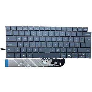 Toetsenbord voor Inspiron 7640 7645 5440 7445 14 voor plus 7440 voor Latitude 7455(UK Black AI version)