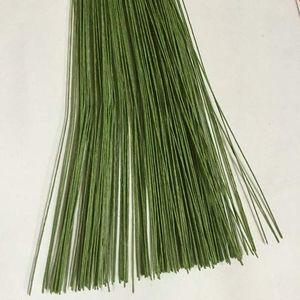 JAKMET Bloemist Draad, Craft Wire 60CM Papier Kunstmatige Takken Twig Draad DIY/Nylon Bloem Accessoires 50PC Een Pakket 26 # 0.45 MM (kleur: Groen)