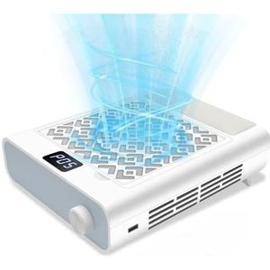 Nalstofzuir 3600 RPM borstelloze stofzuir Nail Tech met 5 snelheden zuighandkussen