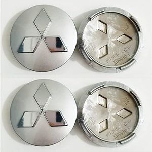 Mitsubishi - Wieldoppen - 60 mm - Set van 4 - Vervangende Naafdoppen