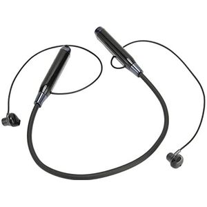 Draadloze nekband Bluetooth 5.2-koptelefoon, hifi-stereogeluid Ingebouwde microfoon Nekband Headset Magnetisch USB C Snel opladen Zwart voor sport voor buiten Consumentenelektronica