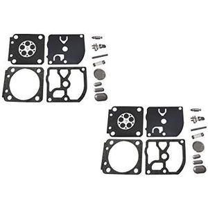 C·T·S Carburateur Reparatie/Rebuild Kit vervangt ZAMA RB-89 voor STIHL SH55 SH85 BG45 BG46 BG55 BG65 BG85 Blower FS55 FS120 FS200 FS250 FS300 FS350 String Trimmer (Pack van 2)