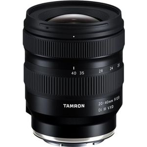 Tamron 20-40mm f/2.8 Di III VXD Lens voor Sony E-Mount Full Frame Mirrorless Camera's Zwart