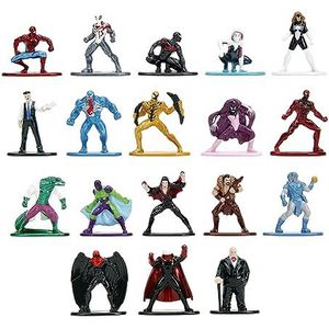 Jada Toys Marvel Spider-Man 18-Pack Series 9 Die-cast figuren, speelgoed voor kinderen en volwassenen