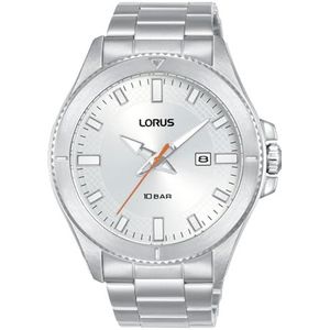 Lorus Sport Man Mens analoge Quartz horloge met roestvrij stalen armband RH999PX9, Zilver