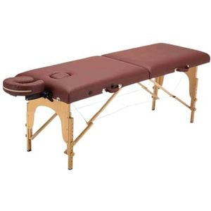 Draagbaar opvouwbaar schoonheidsmassagebed, tilbaar tatoeagebed met hoofdgat, acupunctuur- en vuurtherapie-begassingsbed, geschikt for spa-salon(Color 2,186x70x50-78cm)