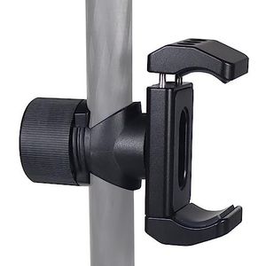 NovelGoal Power Bank Klemhouder met Lichtstandaard voor Fotostudio Boom Reflector Arm Dia12-22mm Fotografie Pole Pipe Extender Verstelbare Cross Bar Mic Flash Light Stand