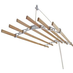 Droogrek Ophangbaar - Wit - 1.8 meter - plafond wasrek