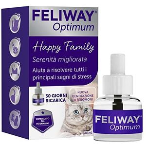 FELIWAY Optimum Anti-Stress-navulverpakking voor katten, 1 x 48 ml
