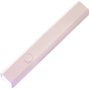 Nagellamp Draagbare Mini UV Nail Light USB 180mAh Minimalistische Gel Nail Licht met Beschermhoes Multifunctionele 2 Gear Gladde Ronde Knop Lineaire Vorm Geschilderde Manicure Lamp, Style2 Nail Light