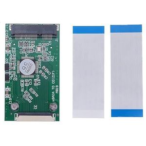 MSATA SSD naar CE ZIF Adapter Mini PCI-E mSATA SSD naar 40Pin 1.8 ""CE (ZIF) Converter Kaart voor IPOD voor Toshiba voor Hitachi HDD (Color : With FFC Cable)