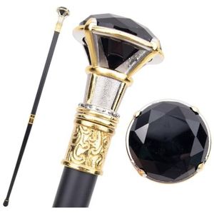 FHUILIJH Gentleman's Walking Stick - 36 inch volledig metalen riet - stokken voor mannen, vrouwen en senioren,A,90cm