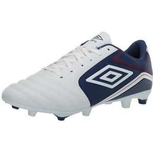 Umbro Heren Classico 12 Fg Voetbal Cleat, Wit/Blauw/Rood, 7 UK, Wit Blauw Rood, 39.5 EU