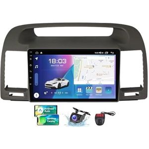 Voor Toyota Camry 5 XV 30 2001-2006 Android 13 Carplay Autoradio, 9 inch Scherm Radio Android Auto Bluetooth Handsfree 4G WiFi FM/RDS/DAB+ Radio HiFi Achteruitkijkcamera + DVR(A,NF-3)