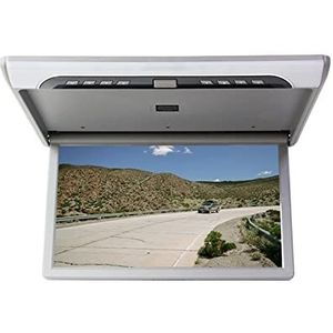 Draagbare dvd-speler voor videospelers op hoofdsteunen in auto's 19 Inch Auto Video Speler Hd Lcd-scherm 1080P Auto Monitor Dak Mount Display MP5 Auto Plafond Tv usb Fm Hdmi Speaker Link met HD-rotere