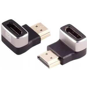 SHIVERPEAKS® - Basic-S-HDMI-A-adapter, 90° hoek onderaan, 8K, metalen merk