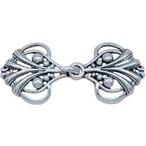 Shirt Cinch Swirl Clip Cape Clips, Cardigan Clips Kristal Zinklegering Pak van 3 Multicolor(C)