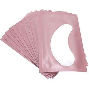 Wimper Extension Pad, 50 Stuks Under Eye Pads Puur Natuurlijke Hydrogel Eye Patch Lash Gel Pad voor Wimper Extension(Roze)