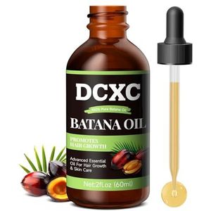 DCXC 100% pure en natuurlijke batana-olie voor de haargroei, versterkt het haar, vermindert haarbreuk en haaruitval, verbetert de glans, voeding voor alle haartypes, 60 ml