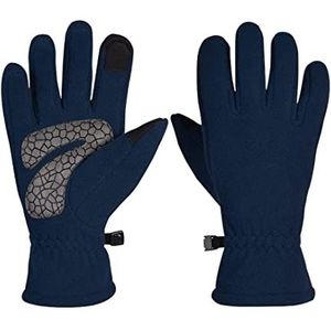 Sporthandschoenen Winter Outdoor Men's Sports Touch Screen Gloves Polar Fleece Rijden Warme Handschoenen Mountainbike (Color : Blue, Size : 21.8CM)