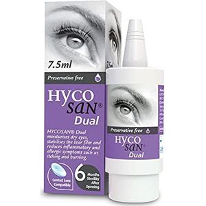 hycosan Dual 0,1 procent frisse oogverzorging, 7,5 ml