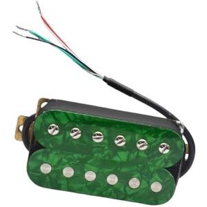 Groene Elektrische Gitaar Verstelbare Schroef Dual Coil Voor 6 Snarige Elektrische Gitaar Coil Spliting Pickup N7.5K/B15K(Size:B)