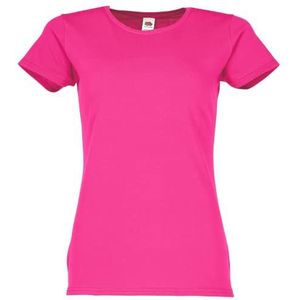 Fruit of the Loom Ladies Iconic T-shirt maat S - XXL