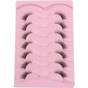 3D-laag slank lang dik 14 paar NHr233 (zwart, één maat)