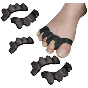 Hallux Valgus - Teenspreider - 6 Stuks - Voor Dames en Heren - Balbescherming en Hamertenen-Correctie