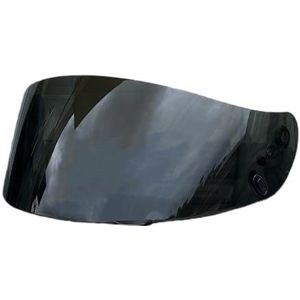 Motorhelm vizier lens, Helmvizier, HJ-09 Vervangend UV-beschermend krasbestendig helmvizier for CL-15 CL-16 CL-17 CL-SP CS-R1 CS-R2 FS-10 FS-15 IS-16 FG-15 AC-12 (goud)(Black)