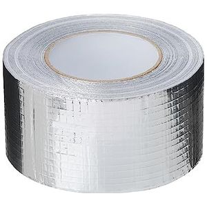 PROFIVENT.DE Hittebestendige, waterdichte aluminiumplakband, versterkt met net, ventilatie, isolatie (48 mm/45', stoombarrière tape