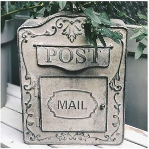 Brievenbus - Roestvrij Staal - Vintage Stijl - Wandmontage - Capaciteit