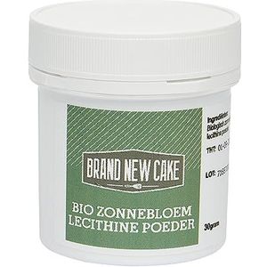 BrandNewCake® Zonnebloem Lecithine Poeder Biologisch 30gr - Stabilisator - Emulgator