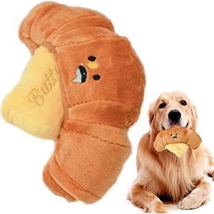 Piepend hondenspeelgoed | Knuffeldier pluche puppy speelgoed,Educatief piepspeelgoed Puppy-kauwspeelgoed voor het trainen van hondenpuppy Niet-agressieve kauwers Yuab