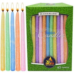 Pastel Chanukah Candles