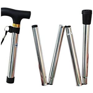 Krukken voor volwassenen, Opvouwbare wandelstok, verstelbaar en draagbaar, for mannen vrouwen, mobiliteitshulpmiddel(A)