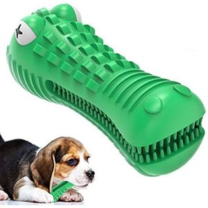 HaiMa Natuurlijke Rubber Hond Speelgoed Tandenborstel Tandheelkundige Zorg Hond Speelgoed Voor Middelgrote Grote Honden Tandheelkundige Zorg Speelgoed - Grijs